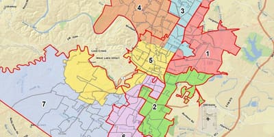 Mapa Austin ISD