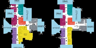 Mapa barton creek mall