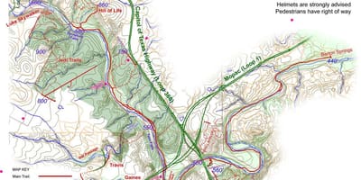 Greenbelt mapa Austin