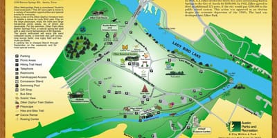 Mapa Zilker Austin